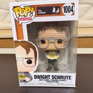 Funko Pop The Office Dwight Schrute with Gold Trophy